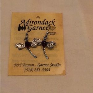 Garnet earrings